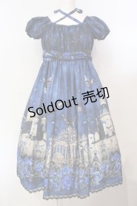 Enchantlic Enchantilly / 幻影薔薇城〜コウモリ公爵からの招待状〜ワンピース  ブルー O-25-07-14-012-LO-OP-IG-OS