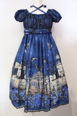 画像1: Enchantlic Enchantilly / 幻影薔薇城〜コウモリ公爵からの招待状〜ワンピース  ブルー O-25-07-14-012-LO-OP-IG-OS (1)