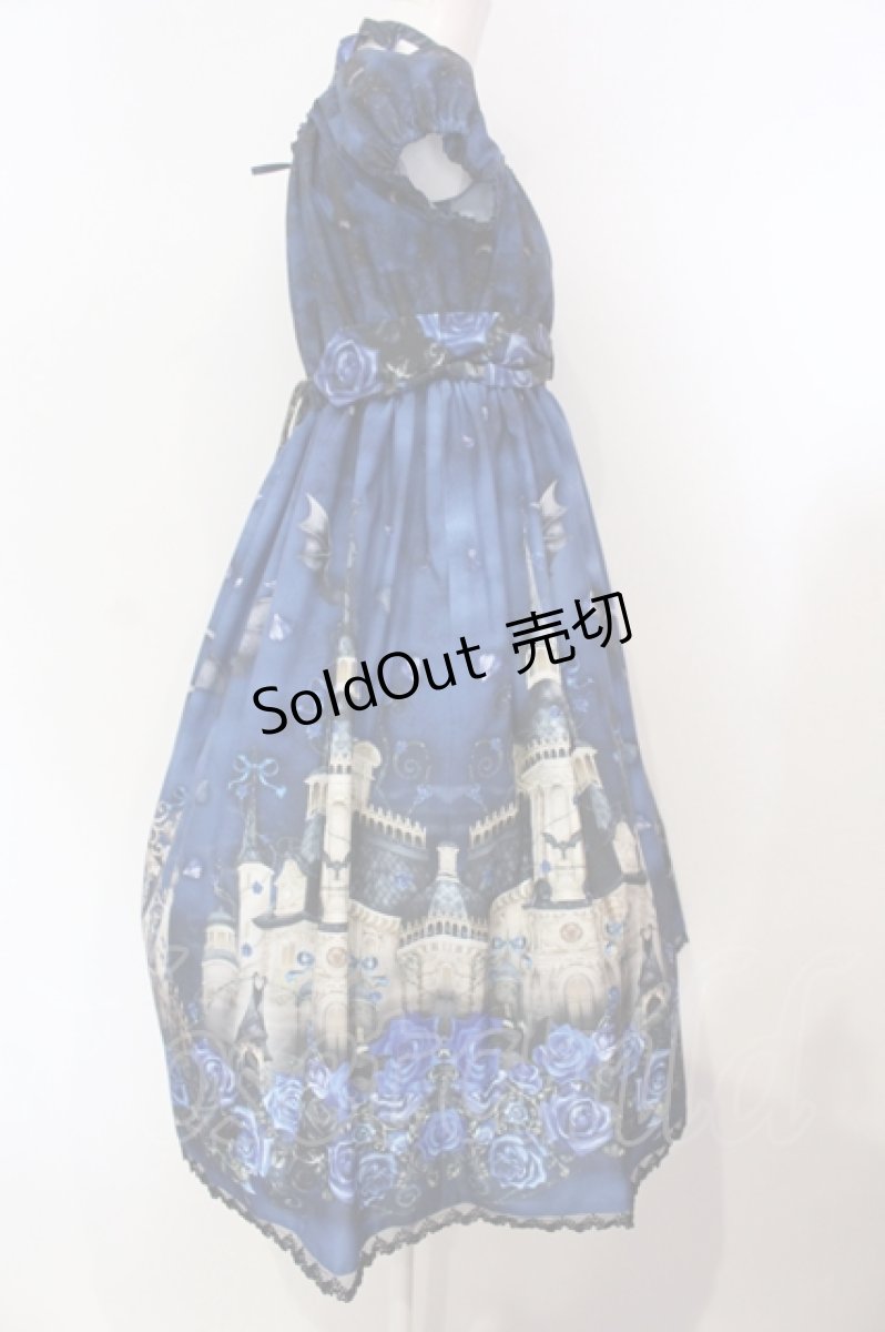 画像4: Enchantlic Enchantilly / 幻影薔薇城〜コウモリ公爵からの招待状〜ワンピース  ブルー O-25-07-14-012-LO-OP-IG-OS (4)