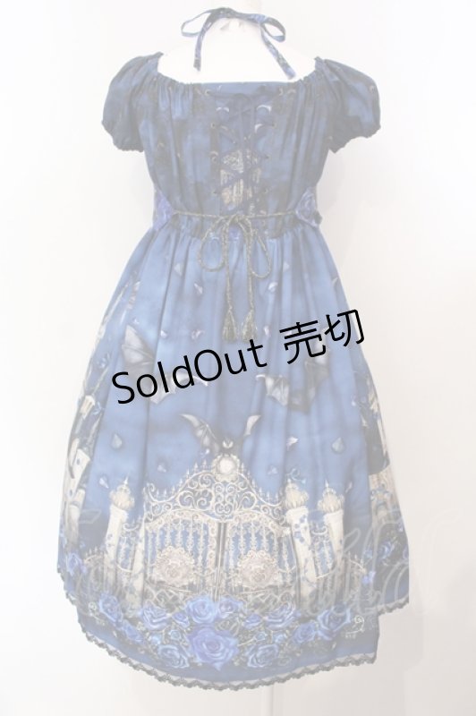 画像5: Enchantlic Enchantilly / 幻影薔薇城〜コウモリ公爵からの招待状〜ワンピース  ブルー O-25-07-14-012-LO-OP-IG-OS (5)