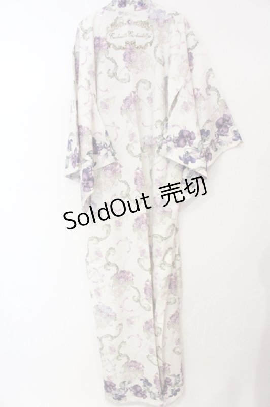 画像3: Enchantlic Enchantilly / 麗しのヴィオレッタ柄〜Haori〜浴衣（生成り）  キナリ O-25-07-14-002-LO-OP-IG-ZT501 (3)