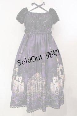 画像1: Enchantlic Enchantilly / 幻影薔薇城〜コウモリ公爵からの招待状〜ワンピース  紫の夜 O-25-07-14-013-LO-OP-IG-OS