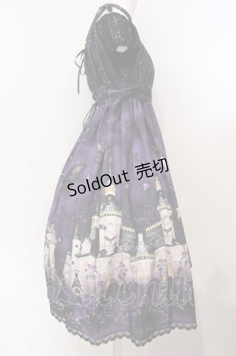 画像4: Enchantlic Enchantilly / 幻影薔薇城〜コウモリ公爵からの招待状〜ワンピース  紫の夜 O-25-07-14-013-LO-OP-IG-OS (4)