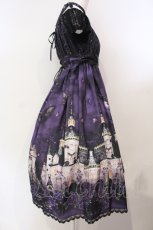 画像4: Enchantlic Enchantilly / 幻影薔薇城〜コウモリ公爵からの招待状〜ワンピース  紫の夜 O-25-07-14-013-LO-OP-IG-OS (4)