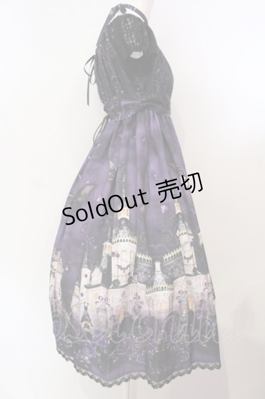 画像4: Enchantlic Enchantilly / 幻影薔薇城〜コウモリ公爵からの招待状〜ワンピース  紫の夜 O-25-07-14-013-LO-OP-IG-OS (4)