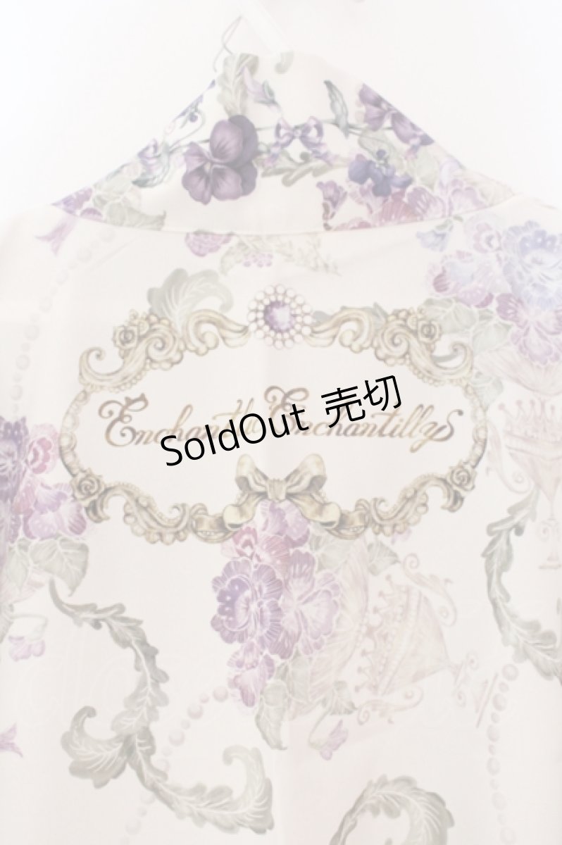 画像4: Enchantlic Enchantilly / 麗しのヴィオレッタ柄〜Haori〜浴衣（生成り）  キナリ O-25-07-14-002-LO-OP-IG-ZT501 (4)