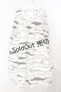 ALICE and the PIRATES / くるくる包帯とにゃんにゃんかくれんぼリボンワンピース  シロ O-25-07-14-016-PA-OP-OW-OS