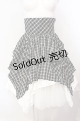ATELIER BOZ / ティニーチェックスカート  ブラック×ホワイト O-25-07-14-017-EL-SK-OW-ZS