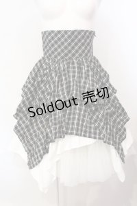 ATELIER BOZ / ティニーチェックスカート  ブラック×ホワイト O-25-07-14-017-EL-SK-OW-ZS