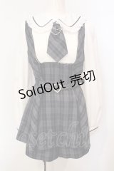 Secret Honey / ネクタイベルト付セットアップ  グレー O-25-07-14-003-CA-OP-IG-OS