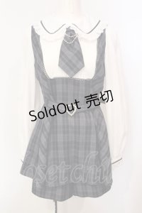 Secret Honey / ネクタイベルト付セットアップ  グレー O-25-07-14-003-CA-OP-IG-OS