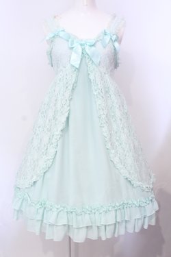 画像1: metamorphose / 総レースベビードールジャンパースカート  ミント O-25-07-14-023-ME-OP-IG-OS