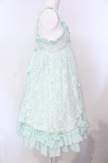 画像3: metamorphose / 総レースベビードールジャンパースカート  ミント O-25-07-14-023-ME-OP-IG-OS (3)