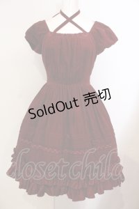 Victorian maiden / コール天ワンピース  ボルドー O-25-07-14-024-CL-OP-IG-OS
