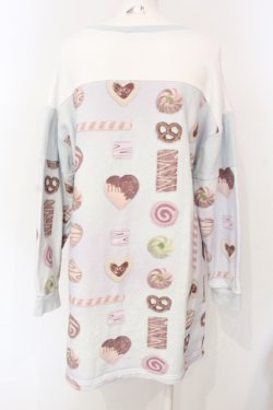 画像3: MILK / COOKIE GIRLトレーナーワンピース  サックス O-25-07-15-030-ML-OP-IG-OS
