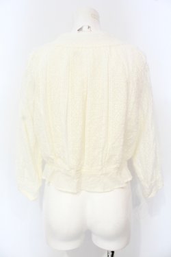 画像4: Jane Marple Dans Le Salon / Victorian lace bolero M キナリ O-25-07-15-033-JM-TO-OW-OS