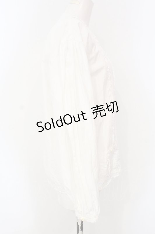 画像3: PINK HOUSE / ピンタック使いジャケット  シロ O-25-07-15-035-LO-JA-OW-ZI (3)