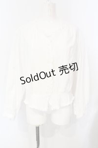 PINK HOUSE / ピンタックブラウス  ホワイト O-25-07-15-036-LO-BL-OW-OS