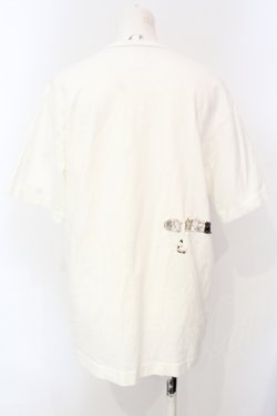 画像3: Karl Helmut / おしくらまんじゅううさぎ刺繍Tシャツ 3（M） アイボリー O-25-07-15-037-EL-TO-OW-OS