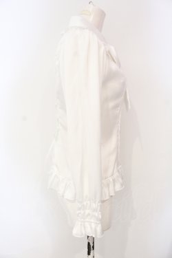 画像2: ATELIER PIERROT / 丸襟ブラウス  シロ O-25-07-15-040-EL-BL-IG-OS