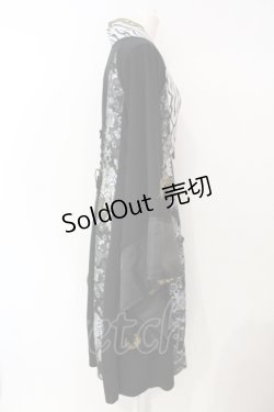 画像3: Qutie Frash / 着物ロングカーデ  ブラック O-25-07-15-045-QU-JA-IG-OS