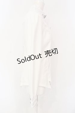 画像3: Ozz oneste / Dark Wizardバックルベルトブラウス  ホワイト O-25-07-15-046-OO-BL-OW-OS