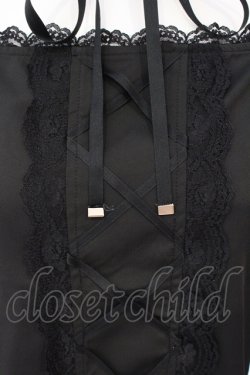画像2: Rojita / リボンチョーカースピンドルブラウス  クロ O-25-07-15-048-LO-BL-IG-OS