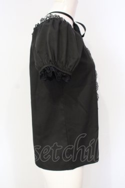 画像3: Rojita / リボンチョーカースピンドルブラウス  クロ O-25-07-15-048-LO-BL-IG-OS