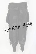 Qutie Frash / ミリタリーサルエルパンツ  ブラック O-25-07-15-006-QU-PA-IG-OS