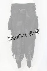 Qutie Frash / ミリタリーサルエルパンツ  ブラック O-25-07-15-006-QU-PA-IG-OS
