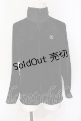 ALGONQUINS / メッシュ切り替えベロアジャケット  ブラック O-25-07-15-054-AL-TO-IG-ZS