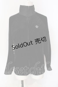 ALGONQUINS / メッシュ切り替えベロアジャケット  ブラック O-25-07-15-054-AL-TO-IG-ZS