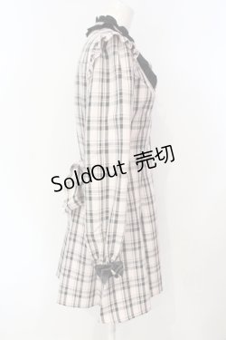 画像2: Secret Honey / スタンドカラーラッフルワンピース  ピンク×クロ O-25-07-15-055-CA-OP-IG-OS