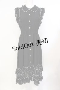 Rojita / シャドーチェックロングワンピース  クロ O-25-07-15-056-LO-OP-IG-ZY