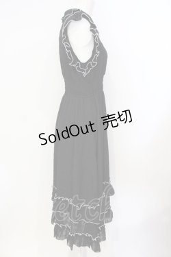 画像3: Rojita / シャドーチェックロングワンピース  クロ O-25-07-15-056-LO-OP-IG-ZY