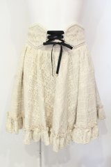 Rojita / コルセット風総レーススカート  ピンクベージュ O-25-07-15-058-LO-SK-IG-OS