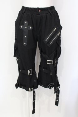 画像1: ACDC RAG / クロスZIPパンツ  ブラック O-25-07-15-007-PU-PA-OW-OS
