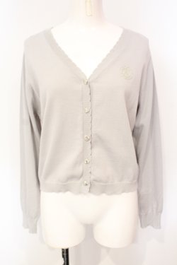 画像1: m petit by misako / UVカットサマーカーディガン M グレー O-25-07-15-063-LO-TO-IG-OS