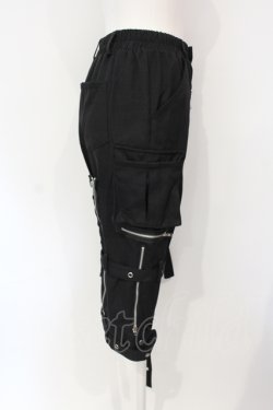 画像2: ACDC RAG / クロスZIPパンツ  ブラック O-25-07-15-007-PU-PA-OW-OS