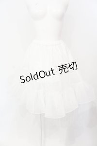 BABY,THE STARS SHINE BRIGHT / ふわふわロングパニエ  シロ O-25-07-15-067-BA-SK-IG-OS