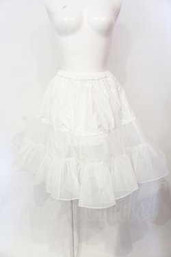 画像1: BABY,THE STARS SHINE BRIGHT / ふわふわロングパニエ  シロ O-25-07-15-067-BA-SK-IG-OS