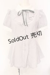 Secret Honey / バイカラーラッフル半袖セットアップ 2 グレー O-25-07-15-008-CA-OP-IG-OS