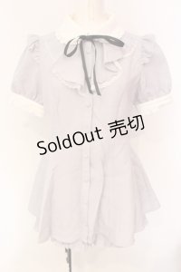 Secret Honey / バイカラーラッフル半袖セットアップ 2 グレー O-25-07-15-008-CA-OP-IG-OS