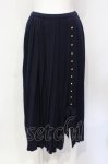 画像1: WONDERFUL WORLD / プリーツニットスカート  ネイビー O-25-07-15-073-LO-SK-IG-ZI (1)