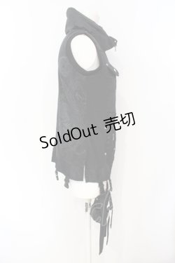 画像2: Qutie Frash / ミリタリーベスト  ブラック O-25-07-15-077-QU-TO-IG-OS