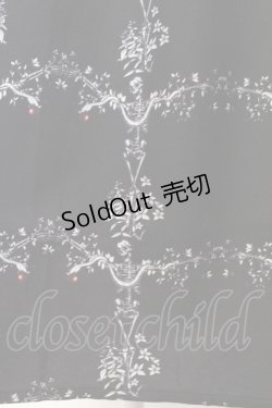 画像2: Drug Honey / スカル柘榴レリーフキャミワンピース  ブラック O-25-07-15-080-PU-OP-OW-OS