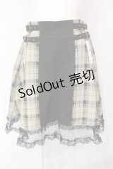 axes femme POETIQUE / ベルトデザインスカパン  ベージュ×ブラック O-25-07-15-085-AX-PA-IG-OS