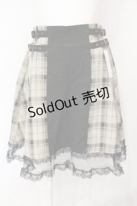 axes femme POETIQUE / ベルトデザインスカパン  ベージュ×ブラック O-25-07-15-085-AX-PA-IG-OS