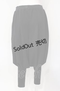 画像3: Qutie Frash / 2022プレミアム黒炎-KOKUEN-サルエルパンツ  ブラック O-25-07-15-086-QU-SK-IG-ZT034