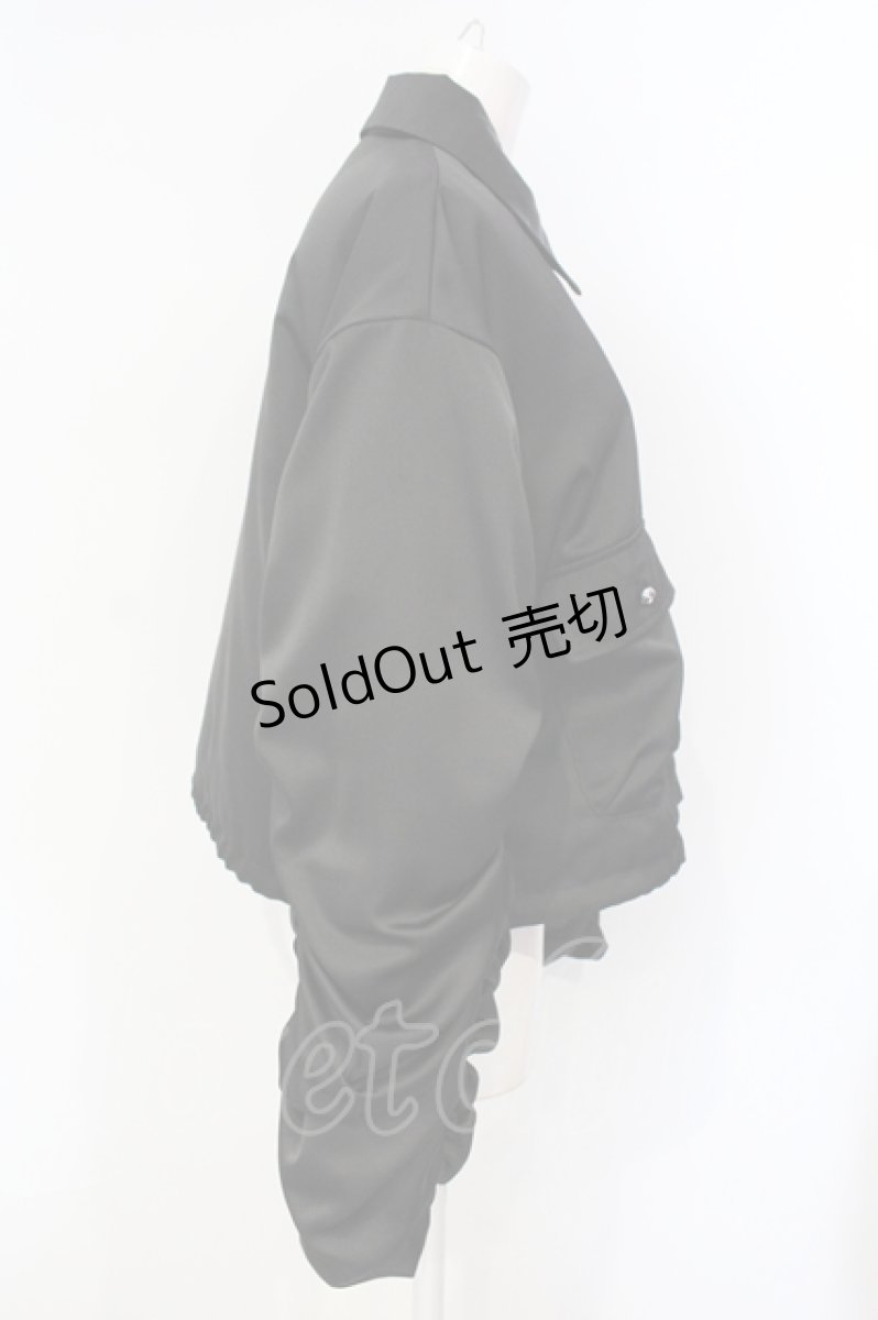 画像2: axes femme / 中綿入ショートブルゾン F ブラック O-25-07-15-088-AX-JA-IG-ZTC067 (2)